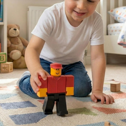 İndirimli Ürün Roblox Kırmızı Elliot – Sarı/Kırmızı Özel Tasarım Figür