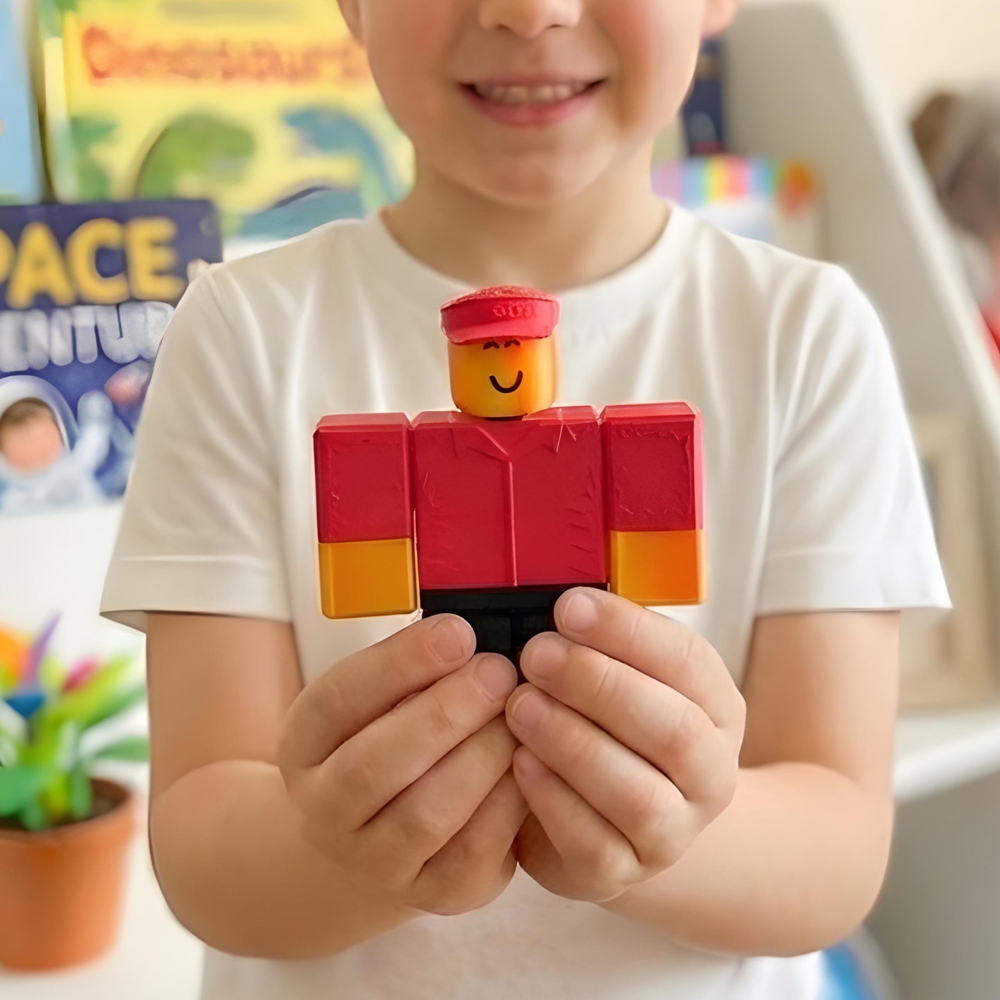 İndirimli Ürün Roblox Kırmızı Elliot – Sarı/Kırmızı Özel Tasarım Figür