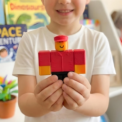 İndirimli Ürün Roblox Kırmızı Elliot – Sarı/Kırmızı Özel Tasarım Figür