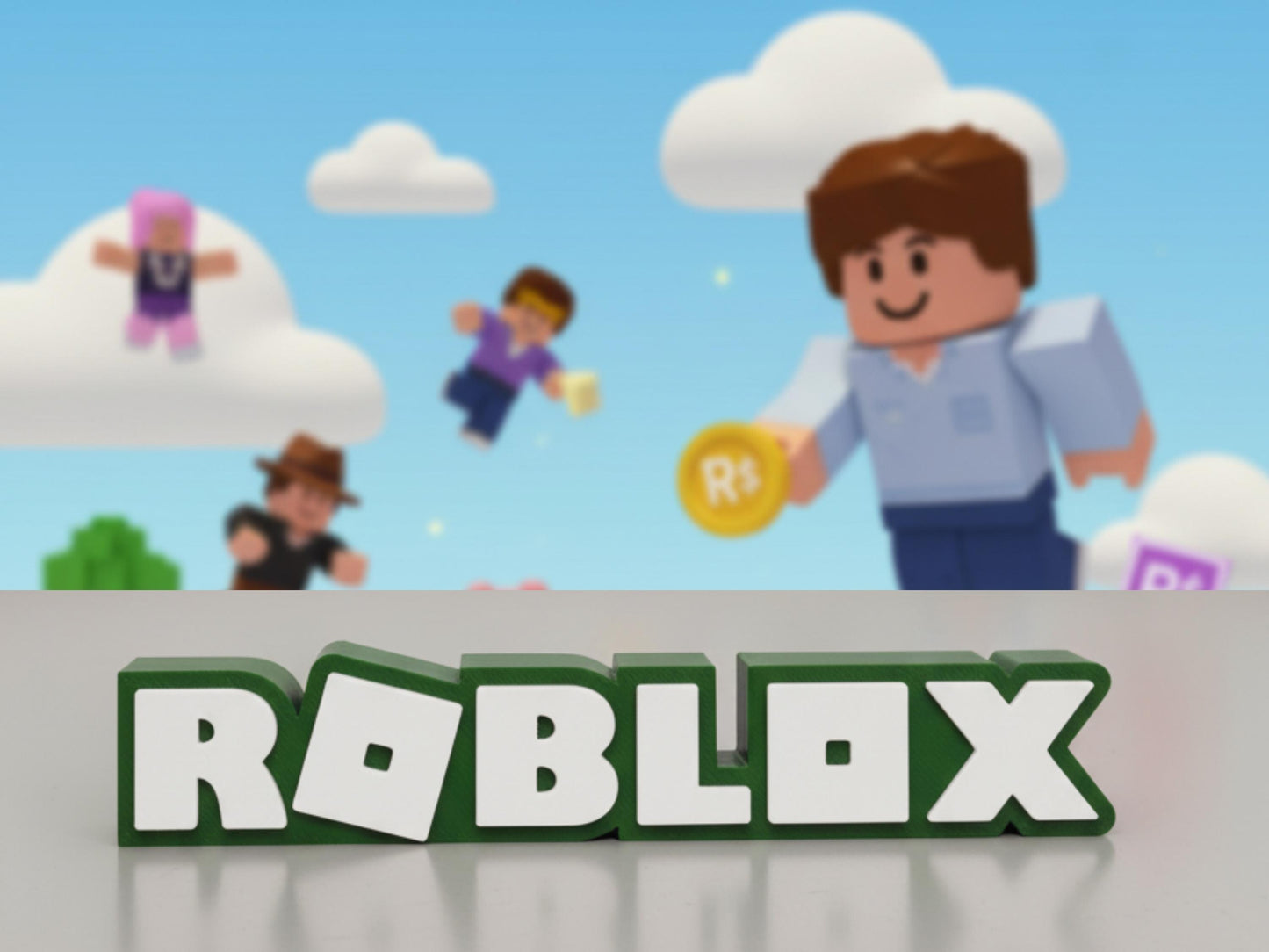 Roblox Logolu Masa Dekoru