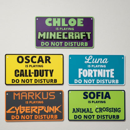 Roblox Oda Kapısı Tabelası (Kişiye Özel)