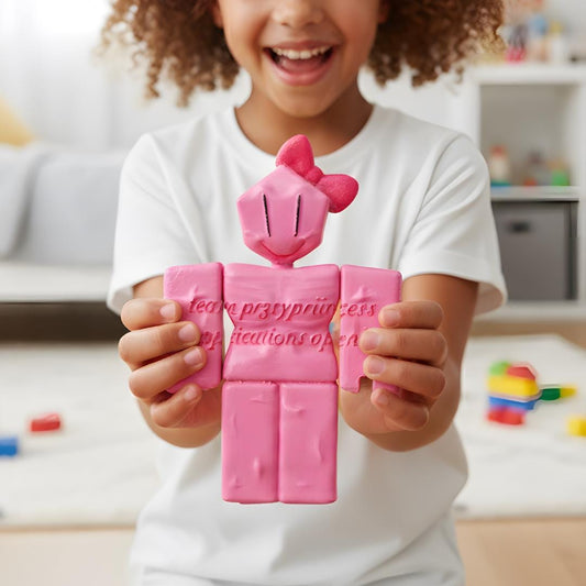 Pembe Roblox Karakteri Pretty Princess Forsaken Figürü