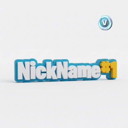 Kişiye Özel İsim Yazılı Gamer Masa Dekoru