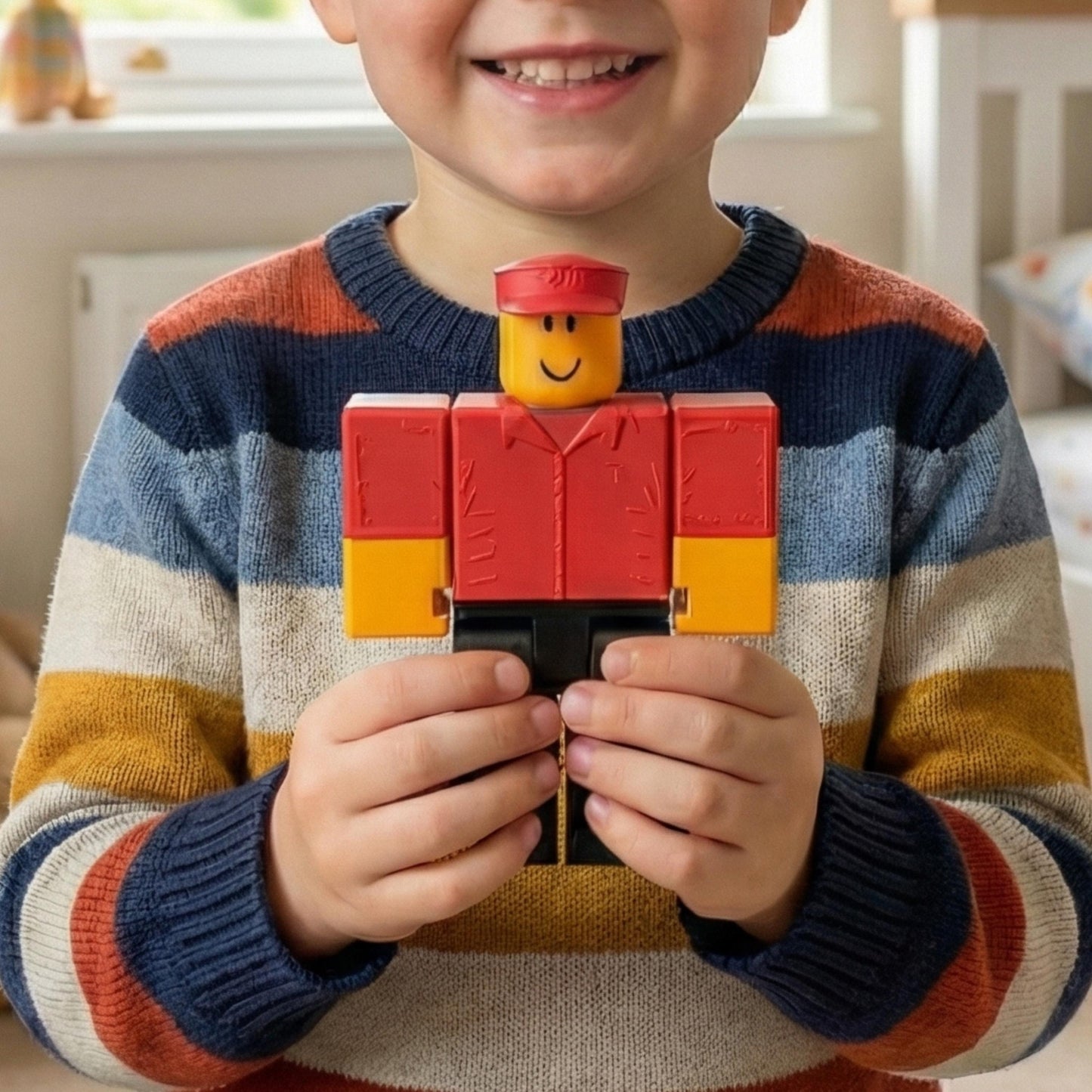 İndirimli Ürün Roblox Kırmızı Elliot – Sarı/Kırmızı Özel Tasarım Figür